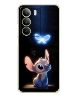 Чехол для Realme C71 с картинкой «Сияющий Стич»