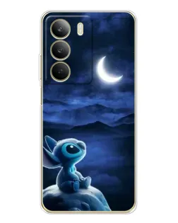 Чехол для Realme C71 с картинкой «Лунная ночь Стича»