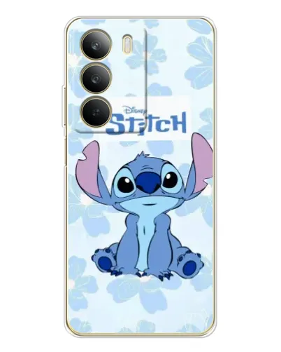 Чехол для Realme C71 с картинкой «Stitch среди цветов» Чехол для Realme C71 с картинкой «Stitch среди цветов»