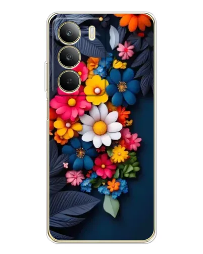 Чехол для Realme C71 с картинкой «Цветочная феерия»