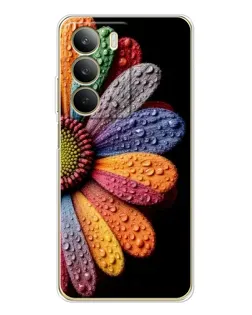 Чехол для Realme C71 с картинкой «Радужный цветок» Чехол для Realme C71 с картинкой «Радужный цветок»