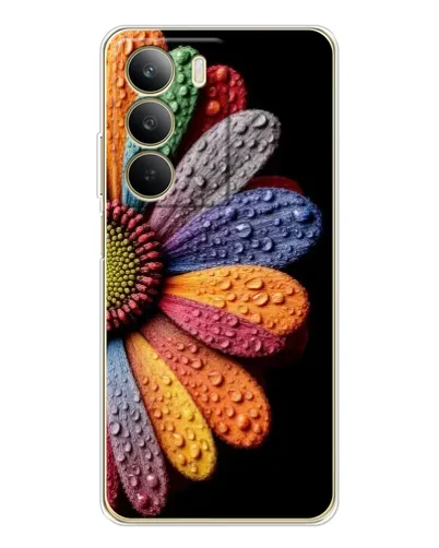 Чехол для Realme C71 с картинкой «Радужный цветок»
