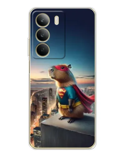 Чохол для Realme C71 з картинкою «Капі-мен супергерой»
