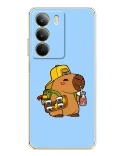 Чохол для Realme C71 з картинкою «Капібара на скейті»