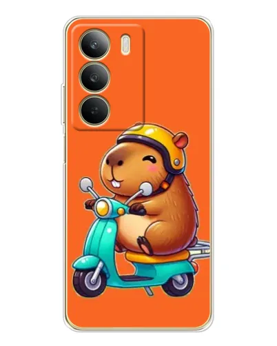Чохол для Realme C71 з картинкою «Капібара на скутері»
