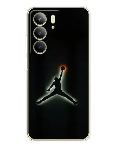 Чехол для Realme C73 5G с картинкой «Jordan Gradient Logo»