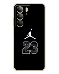Чехол для Realme C73 5G с картинкой «Jordan Flight 23»