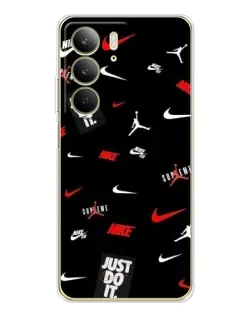 Чехол для Realme C73 5G с картинкой «Nike Mix Pattern»