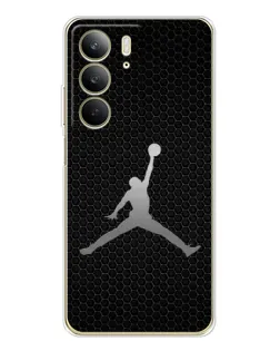 Чехол для Realme C73 5G с картинкой «Jordan Dark Carbon»