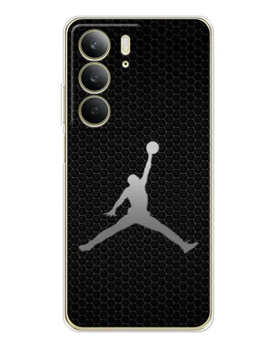 Чехол для Realme C73 5G с картинкой «Jordan Dark Carbon»