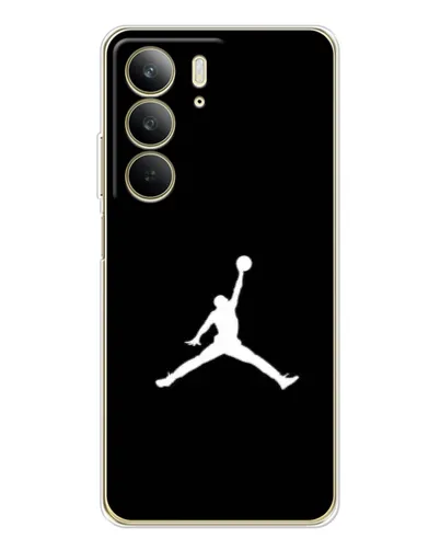 Чехол для Realme C73 5G с картинкой «Jordan Silhouette»