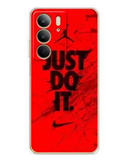Чехол для Realme C73 5G с картинкой «Nike Just Do It»