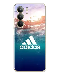 Чехол для Realme C73 5G с картинкой «Океанская глубина адидас»