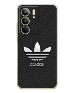 Чехол для Realme C73 5G с картинкой «Adidas Карбоновая текстура»