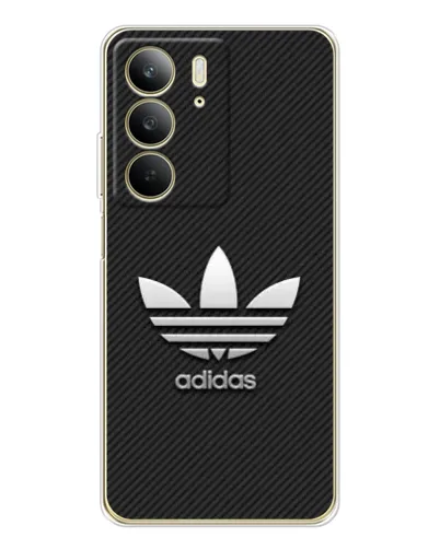 Чехол для Realme C73 5G с картинкой «Adidas Карбоновая текстура» Чехол для Realme C73 5G с картинкой «Adidas Карбоновая текстура»