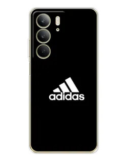 Чехол для Realme C73 5G с картинкой «Черная классика Adidas»