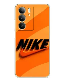 Чехол для Realme C73 5G с картинкой «Оранжевый драйв Nike» Чехол для Realme C73 5G с картинкой «Оранжевый драйв Nike»