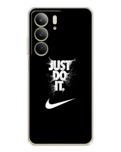 Чехол для Realme C73 5G с картинкой «Текстовый принт Nike» Чехол для Realme C73 5G с картинкой «Текстовый принт Nike»