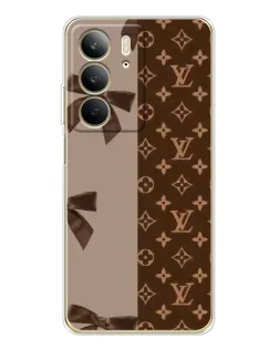 Чехол для Realme C73 5G с картинкой «Louis Vuitton — банты»
