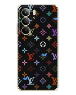Чехол для Realme C73 5G с картинкой «Цветная монограмма LV»
