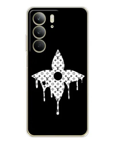 Чехол для Realme C73 5G с картинкой «Цветочная монограмма» Чехол для Realme C73 5G с картинкой «Цветочная монограмма»
