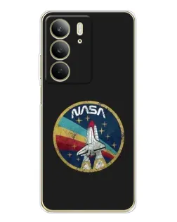 Чехол для Realme C73 5G с картинкой «NASA — эмблема миссии» Чехол для Realme C73 5G с картинкой «NASA — эмблема миссии»