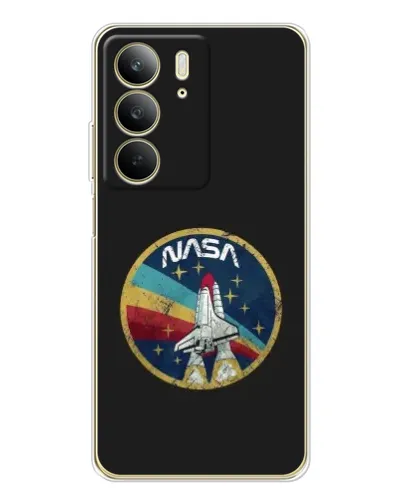 Чехол для Realme C73 5G с картинкой «NASA — эмблема миссии» Чехол для Realme C73 5G с картинкой «NASA — эмблема миссии»