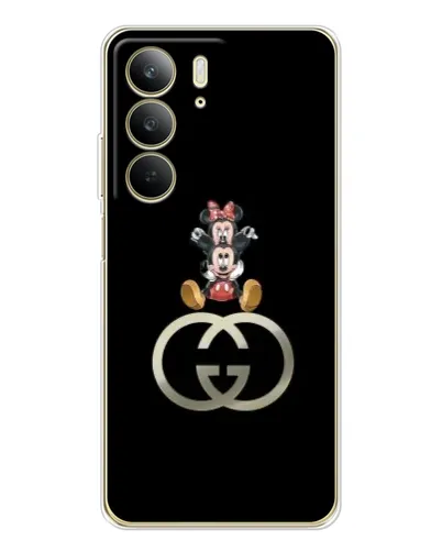 Чехол для Realme C73 5G с картинкой «Минни Маус на лого» Чехол для Realme C73 5G с картинкой «Минни Маус на лого»