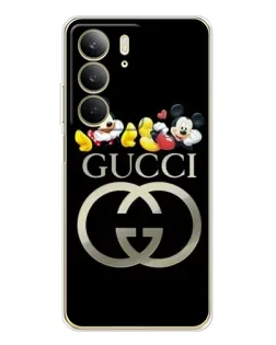 Чехол для Realme C73 5G с картинкой «Gucci — герои Disney»