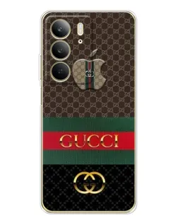Чехол для Realme C73 5G с картинкой «Gucci — брендированный десерт»