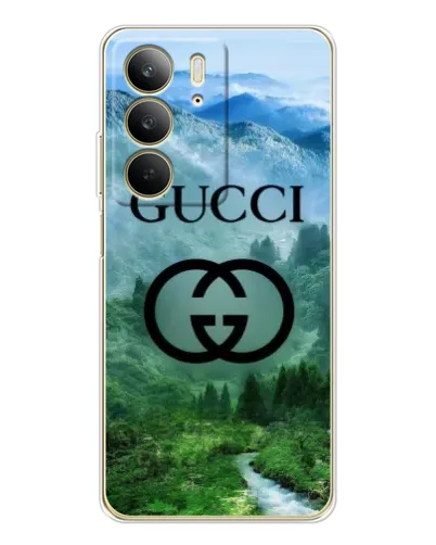 Чехол для Realme C73 5G с картинкой «Gucci — горный пейзаж» Чехол для Realme C73 5G с картинкой «Gucci — горный пейзаж»