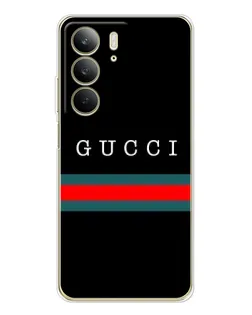 Чехол для Realme C73 5G с картинкой «Gucci — красный пояс»