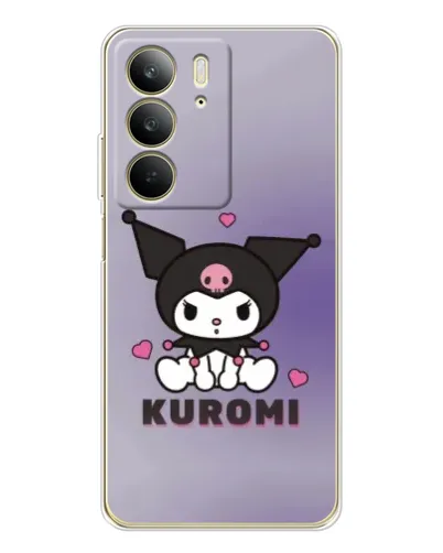 Чехол для Realme C73 5G с картинкой «Kuromi — фиолетовый арт»
