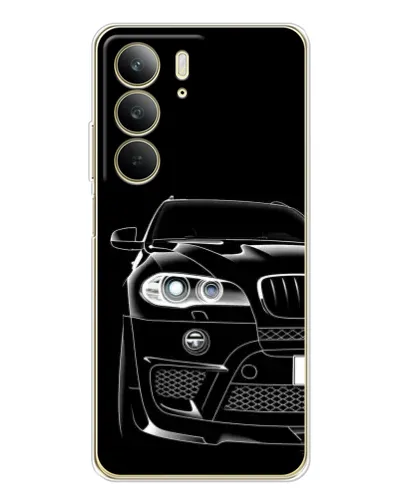 Чехол для Realme C73 5G с картинкой «Темный силуэт BMW» Чехол для Realme C73 5G с картинкой «Темный силуэт BMW»
