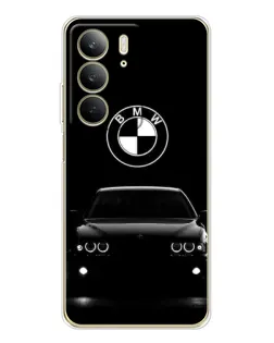 Чехол для Realme C73 5G с картинкой «BMW — взгляд из темноты»