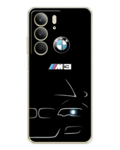 Чехол для Realme C73 5G с картинкой «Минималистичный принт BMW M3» Чехол для Realme C73 5G с картинкой «Минималистичный принт BMW M3»