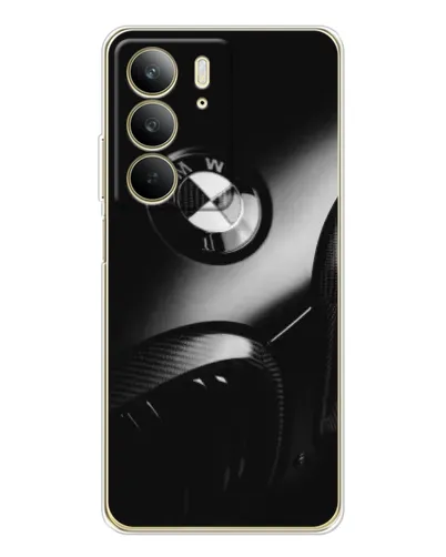 Чехол для Realme C73 5G с картинкой «Эмблема BMW — макро» Чехол для Realme C73 5G с картинкой «Эмблема BMW — макро»
