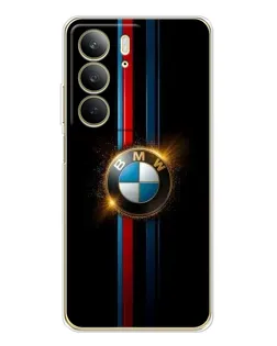 Чехол для Realme C73 5G с картинкой «BMW M-Power неон»