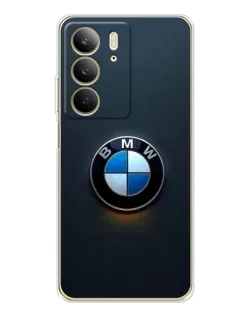 Чехол для Realme C73 5G с картинкой «Логотип BMW — минимализм»