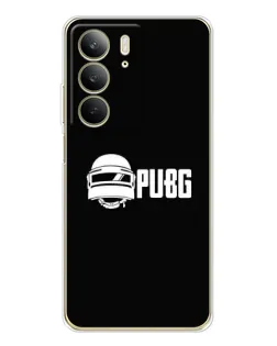 Чехол для Realme C73 5G с картинкой «PUBG — классический лого»
