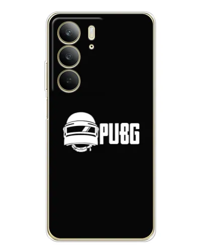 Чехол для Realme C73 5G с картинкой «PUBG — классический лого»