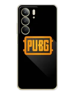 Чехол для Realme C73 5G с картинкой «PUBG — рамка лого»