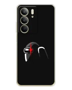 Чехол для Realme C73 5G с картинкой «Among Us шлем»