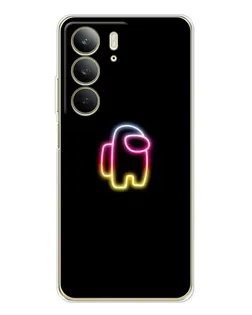 Чехол для Realme C73 5G с картинкой «Among Us градиент»