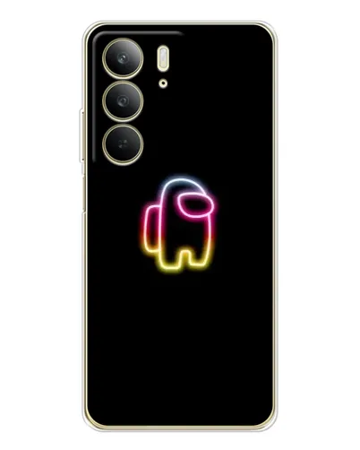Чехол для Realme C73 5G с картинкой «Among Us градиент»