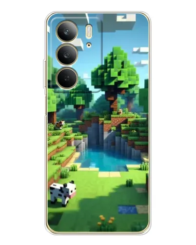 Чехол для Realme C73 5G с картинкой «Minecraft летний день» Чехол для Realme C73 5G с картинкой «Minecraft летний день»
