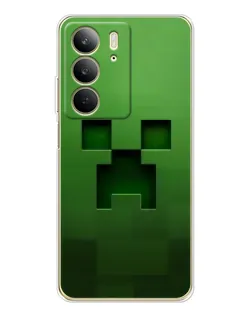 Чехол для Realme C73 5G с картинкой «Крипер микро-дизайн»