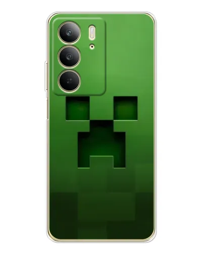 Чехол для Realme C73 5G с картинкой «Крипер микро-дизайн» Чехол для Realme C73 5G с картинкой «Крипер микро-дизайн»