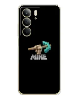Чехол для Realme C73 5G с картинкой «Алмазная кирка»