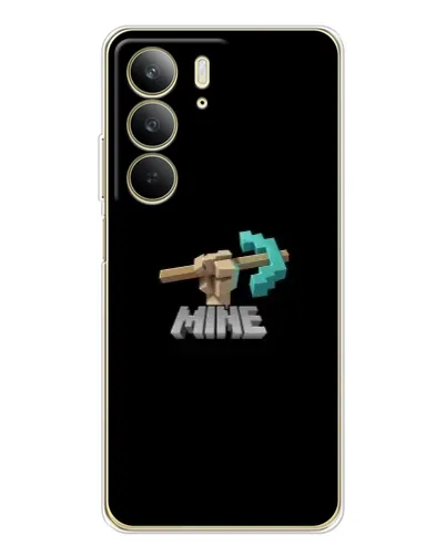 Чехол для Realme C73 5G с картинкой «Алмазная кирка» Чехол для Realme C73 5G с картинкой «Алмазная кирка»